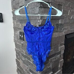 PrettyLittleThing Vibrant Blue Lace Bra